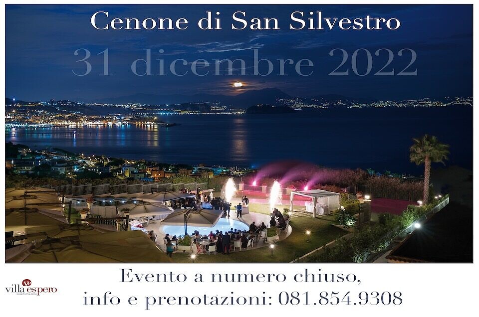 Cenone di San Silvestro Capodanno 2022 Villa Espero